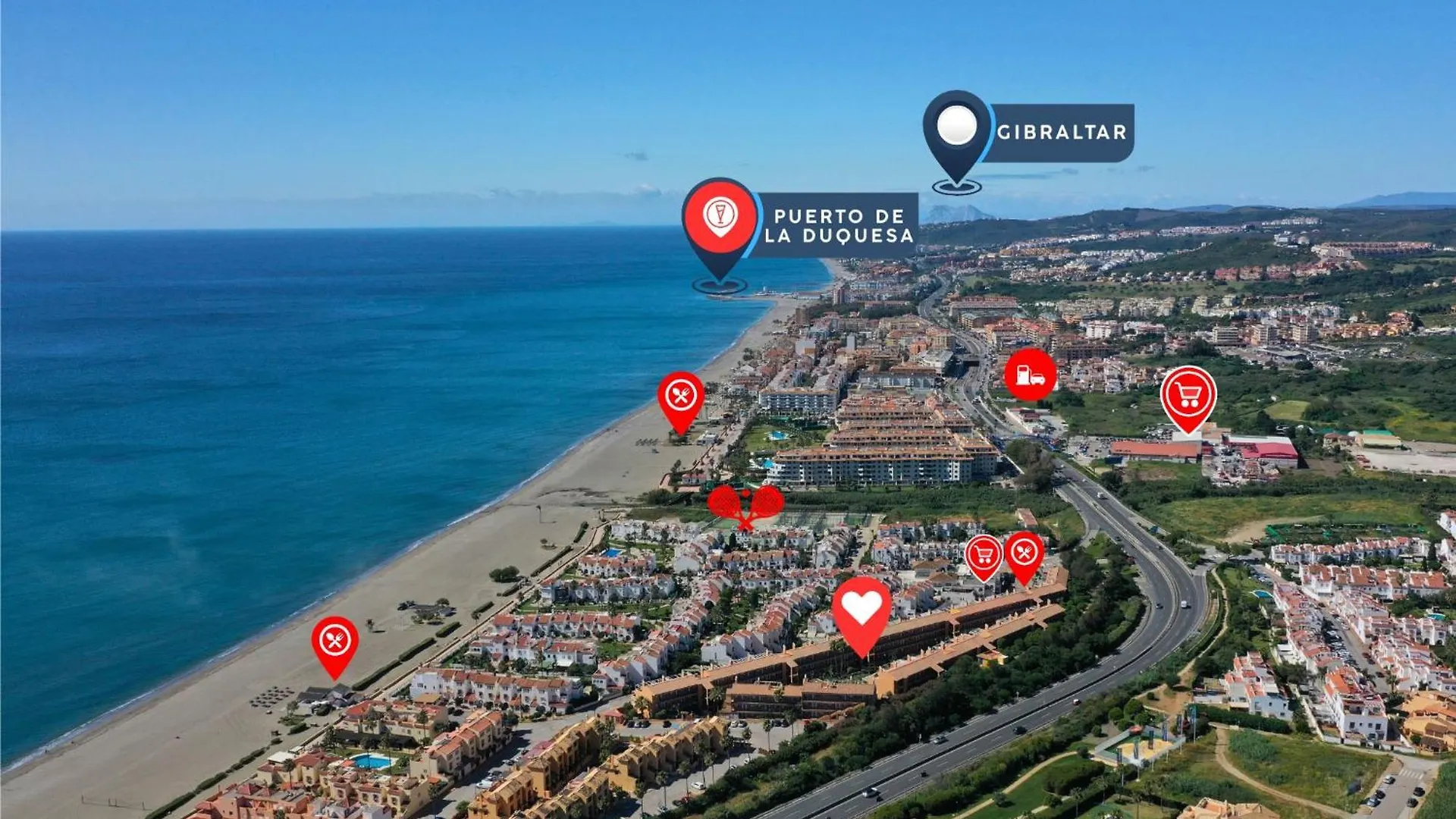 Beachside Vacation Apartment In Casares Playa San Luis de Sabinillas